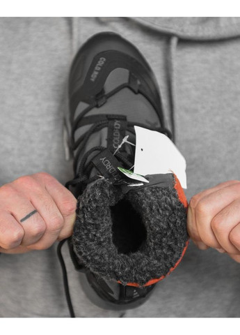 Сірі Зимовий зимові чоловічі термо terex кросівки black/grey No Brand