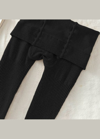 Колготки подростковые в рубчик черные 140-170 см No Brand (333968742)