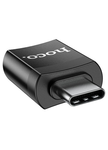 Кабель-переходник UA17 Type-C для USB female USB3.0 adapter Black Hoco (300684436)