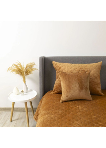 Евро покрывало 240*260 см велюровое гипоаллергенное Бежевое (24500240260) ТЕП (366036780)