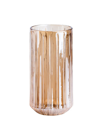 Набір склянок Lirmartur високих фігурних 6 штук по 380 мл, янтарний TS Kitchen HP525 No Brand (360977780)