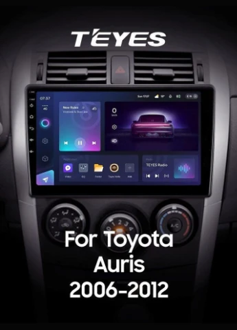 Штатная магнитола CC3 2K 6+128 Gb Auris 1 E150 2006 - 2012 10" Teyes (378917787)
