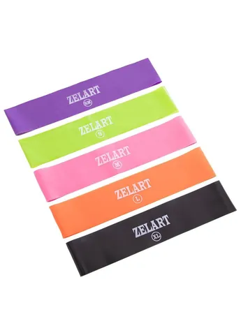 Ленты сопротивления LOOP BANDS ZELART (набор 5 шт.) FI-6886 SP-Sport (398354276)