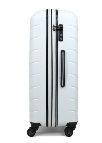 Чемодан большой L полипропилен белый 77х52х31+5/128л/5кг/Snowbal 61303 Snowball (324801628)