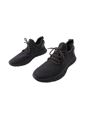 Чорні кросівки чоловічі чорні текстиль Brooman 1036-25LK