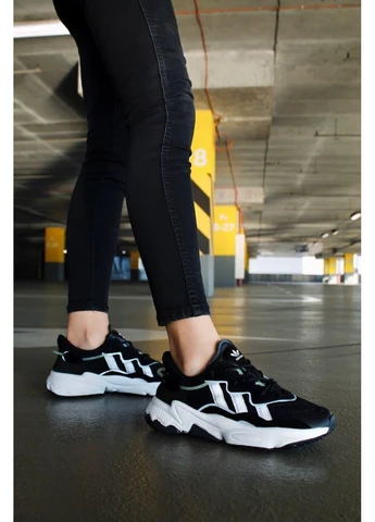 Белые летние кроссовки adidas ozweego adiprene pride black white 1 адидас озвиго No Brand