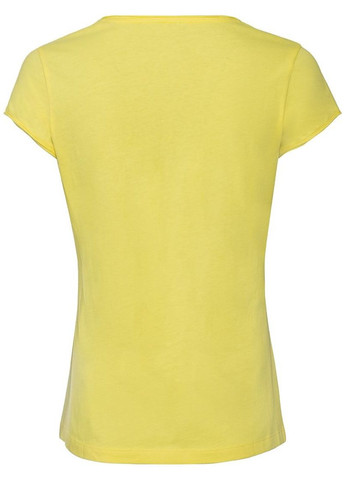 Желтая летняя футболка с коротким рукавом Esmara
