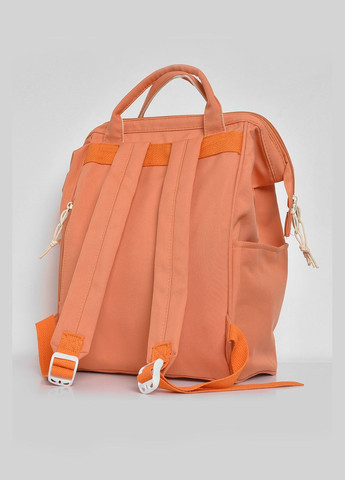 Жіночий рюкзак текстильний помаранчевого кольору Let's Shop (280938077)