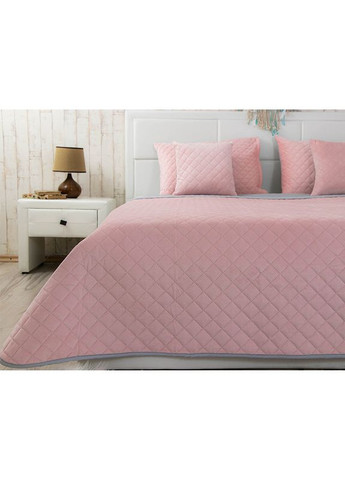 Подушка 40x40 - Pink and Grey ромб велюр рожева (28052) Руно (347163207)