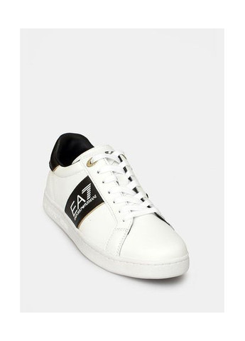 Белые демисезонные кеды Emporio Armani