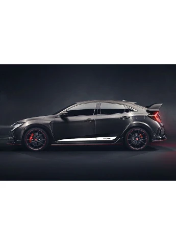 Смуги на двері авто 3D TUNING STUDIO Хонда Цівік 1690х90х0.15мм=2штуки No Brand (362499133)
