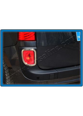 Окантовка задніх рефлекторів (2 шт, нерж.) для Renault Kangoo 2008-2020 рр No Brand (392217507)