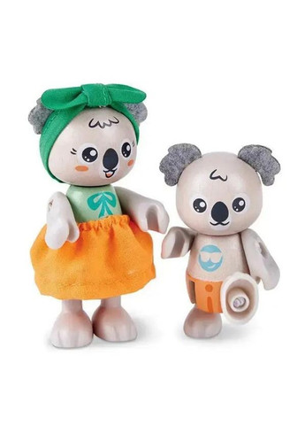 Дерев'яний набір Сім'я коал E3528 набір ігрових фігурок Hape (317619346)