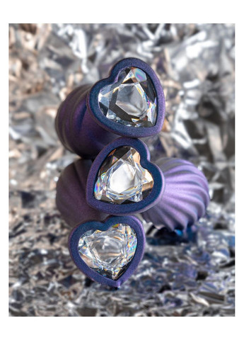 Волнистая анальная пробка Anal Adventures Matrix со стимулирующим дизайном, фиолетовая Blush (328961239)