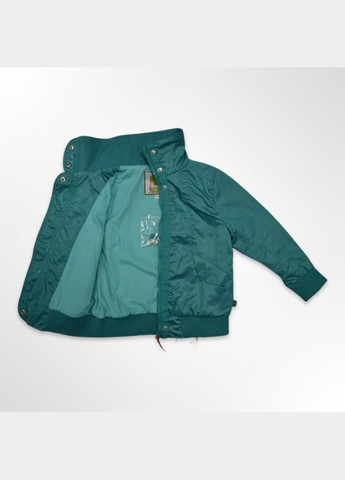 Зелена демісезонна вітровка Quadri foglio