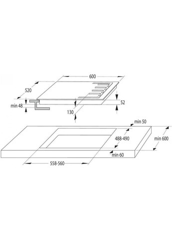 Вбудований комплект Варильна поверхня G641EB + Духова шафа BO6735E02BK Gorenje (360398288)