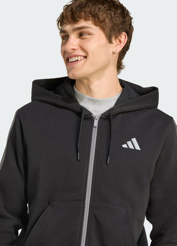 Толстовка Holiday 3-Stripes Full-Zip adidas (362576412)
