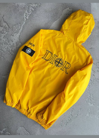 Жовта демісезонна вітровка No Brand