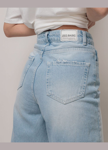 Джинсы женские светло-голубые Zeo Basic - (322765361)