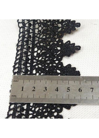 Кружево макраме 6CM (13M) Цвет - Черный (729-63-039) Plus-plus (352747380)