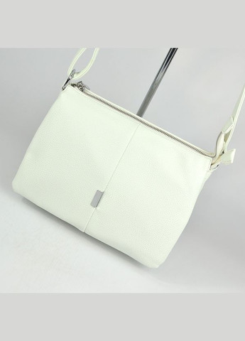 Біла жіноча молодіжна сумка крос боді на три відділення через плече No Brand (293942341)
