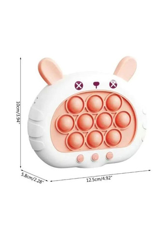 Електронна приставка консоль Quick Push Game приставка гри Pop It Антистрес-так іграшка Rabbit (Кольор: No Brand (365721549)