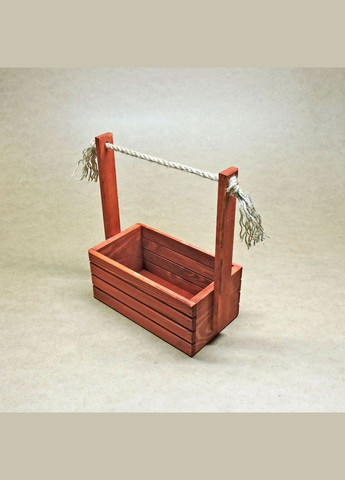 Подарунковий кошик з дерева Бейкер корал (ПДК-030104) No Brand (328909187)