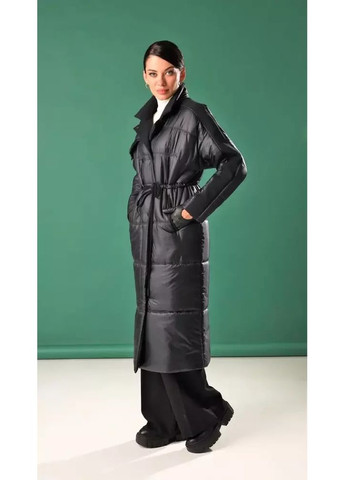 Чорний демісезонний Пуховик Marshal Wolf