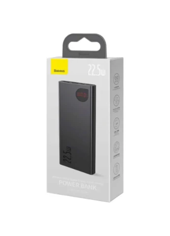 Внешний аккумулятор Adaman Metal Digital Display Quick Charge Power Bank 10000mAh 22.5W Black Baseus (324744299)