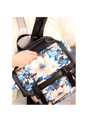 Женский рюкзак Aura с принтом blue flowers Sambag (329692782)