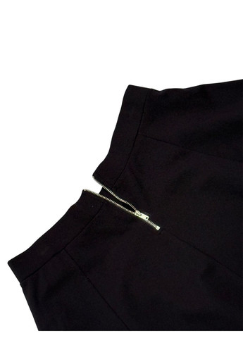 Черная однотонная юбка мини H&M