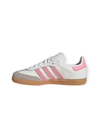 Білі всесезонні кросівки samba og adidas