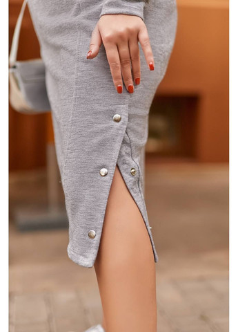 Сіра жіноча сукня ангора No Brand