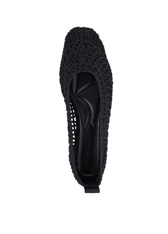 Женские женские балетки 1004/y-b20/03-140977 черный ткань Attizzare | чёрные текстиль (292398257)