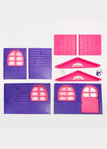 Дитячий ігровий Будиночок зі шторками 02550/10 пластиковий Doloni (335076898)