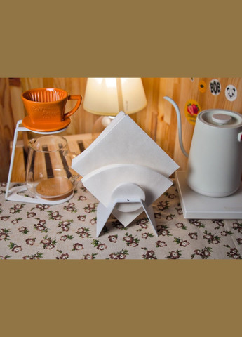 Підставка тримач Mr. Heavy для кавових фільтрів Біла (R-300229-VS) No Brand (314455042)