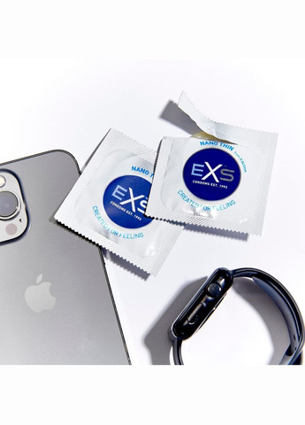 Презервативи ультратонкі Nano Thin латексні (ціна за упаковку, 3 шт.) EXS (316262595)