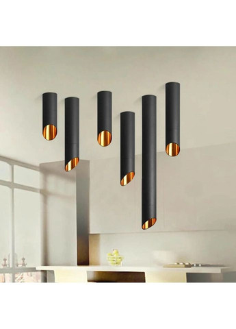 Люстра потолочная на 1 лампочку 27618 Черный 59х6х6 см. Sunnysky (324396387)