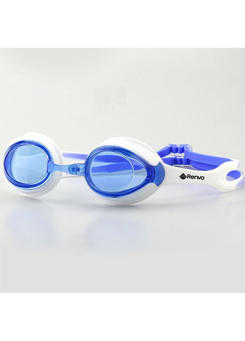 Дитячі окуляри для плавання Vishu JR Anti-fog білий, синій OSFM (1SG110-0304) Renvo (282316374)