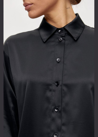 Жіноча шовкова блуза з високим коміром (3054) Bellise (334710403)