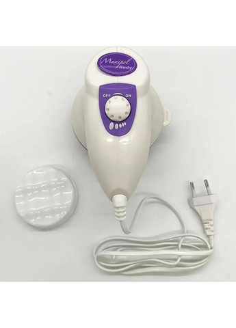 Массажер антицеллюлитный ручной электрический для всего тела портативный вибромассажер с насадками (KI8511) No Brand (360867198)