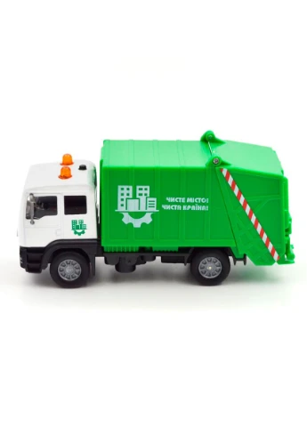 Автомодель Сміттєвоз 16 см металевий зі світлом та звуком TechnoDrive (398289169)