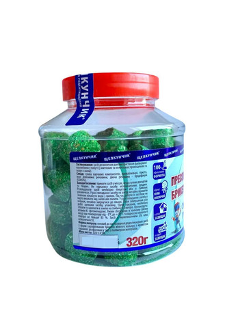 Щелкунчик 320г брикет зеленый (арахис), мумификатор (пл.банка) (48) Агро Протекшн (368150757)