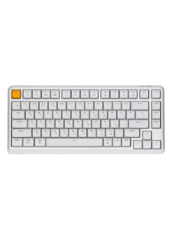 Клавиатура механическая J1 82Key, K pro Red, WL/BT/USB-A, QMK, Hot-swap, EN/UKR, RGB, белый Keychron (387191704)