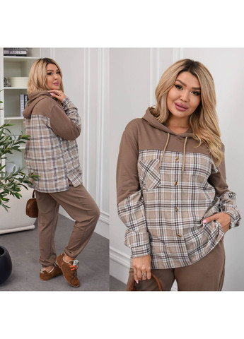 Костюм прогулянковий двонитка+турецький фланель,кофта та штани Україна (362357742)