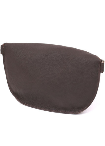 Сумка через плечо бананка женская кожаная матовая 16381 Коричневый Shvigel (302007572)