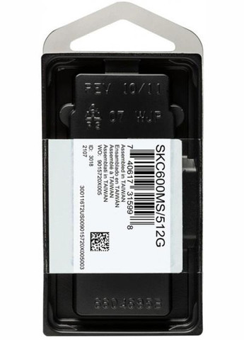 Накопичувач SSD 512GB KC600 mSATA SATAIII 3D TLC (SKC600MS/512G) Kingston (341489091)