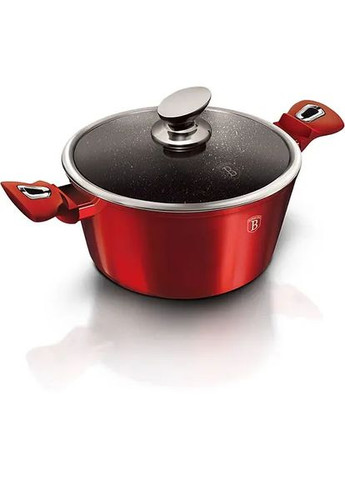 Кастрюля с крышкой Metallic Line Burgundy Edition 6.1 л арт. BH 1258N Berlinger Haus (361964953)