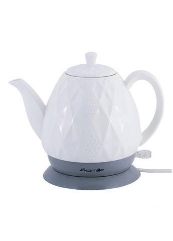 Чайник электрический (1200 Вт, Польша) керамический 1.5л КМ-1727 Kamille (346600496)
