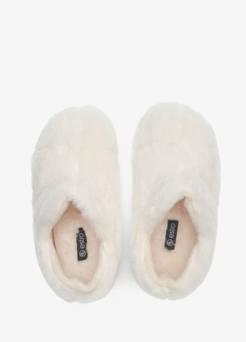 Белые тапочки домашние, цвет белый Estro